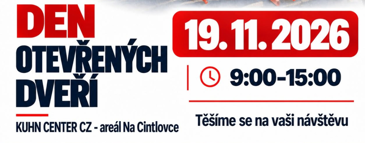 Den otevřených dveří KUHN v Tlustici 